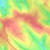 Mapa topográfico Затоки, altitud, relieve