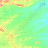 Mapa topográfico Livramento, altitud, relieve