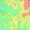Mapa topográfico Mendhar, altitud, relieve