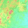 Mapa topográfico Siuna, altitud, relieve