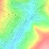 Mapa topográfico Bairro Primavera, altitud, relieve