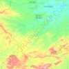 Mapa topográfico Santa Inês, altitud, relieve
