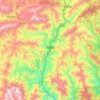 Mapa topográfico 洛塘镇, altitud, relieve
