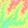 Mapa topográfico Nipoã, altitud, relieve