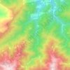 Mapa topográfico Çataldere, altitud, relieve