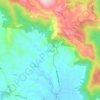 Mapa topográfico King Scrub, altitud, relieve