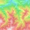 Mapa topográfico Nyer, altitud, relieve
