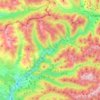 Mapa topográfico Palacios del Sil, altitud, relieve