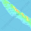 Mapa topográfico Alabat, altitud, relieve