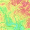 Mapa topográfico Партизанский район, altitud, relieve