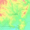 Mapa topográfico Porto Esperidião, altitud, relieve