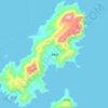 Mapa topográfico 浮鹰岛, altitud, relieve
