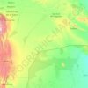 Mapa topográfico Provincia Cordillera, altitud, relieve