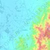 Mapa topográfico Curumaní, altitud, relieve