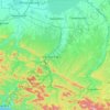 Mapa topográfico Псекупс, altitud, relieve