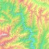 Mapa topográfico 甘登乡, altitud, relieve