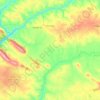 Mapa topográfico Pescueza, altitud, relieve
