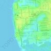 Mapa topográfico Ponta Grossa, altitud, relieve