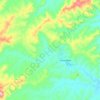 Mapa topográfico Kooralbyn, altitud, relieve
