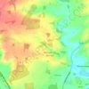 Mapa topográfico Witham on the Hill, altitud, relieve