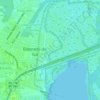 Mapa topográfico Cidade Verde, altitud, relieve
