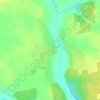Mapa topográfico Церковье, altitud, relieve