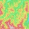 Mapa topográfico Mallare, altitud, relieve