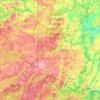 Mapa topográfico Stambaugh Township, altitud, relieve