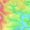 Mapa topográfico Heistenbach, altitud, relieve