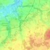 Mapa topográfico Deinste, altitud, relieve
