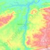 Mapa topográfico Açude de Acauã, altitud, relieve