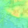 Mapa topográfico Osloß, altitud, relieve