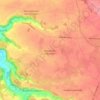 Mapa topográfico Morainville-Jouveaux, altitud, relieve