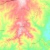 Mapa topográfico Avidagos, altitud, relieve