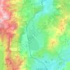 Mapa topográfico Washoe Valley CCD, altitud, relieve