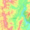 Mapa topográfico 罗塔坪乡, altitud, relieve