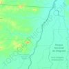 Mapa topográfico Santa Terezinha, altitud, relieve