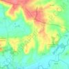 Mapa topográfico Laleu, altitud, relieve