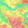 Mapa topográfico Struppen, altitud, relieve