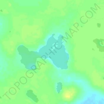 Mapa topográfico Навозеро, altitud, relieve