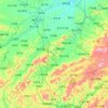 Mapa topográfico 柳河县, altitud, relieve