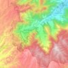 Mapa topográfico Acultzingo, altitud, relieve