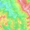 Mapa topográfico Seyne, altitud, relieve