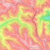 Mapa topográfico 05460, altitud, relieve