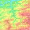 Mapa topográfico Solre, altitud, relieve