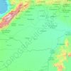 Mapa topográfico Río Arauca, altitud, relieve