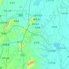 Mapa topográfico 津市市, altitud, relieve