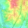 Mapa topográfico Riverview, altitud, relieve