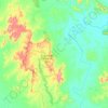 Mapa topográfico Glenroy, altitud, relieve