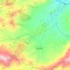 Mapa topográfico El Mehir, altitud, relieve
